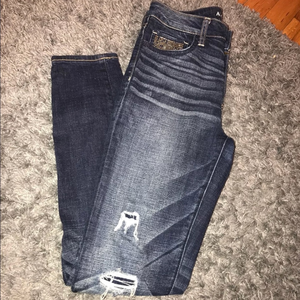 Hi-rise American Eagle Jeggings